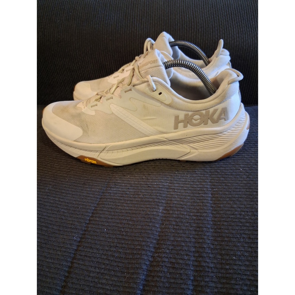 Hoka Transport Womens Sneakers Eggnog White Vibram 1123154 LEGG Size 11B‎